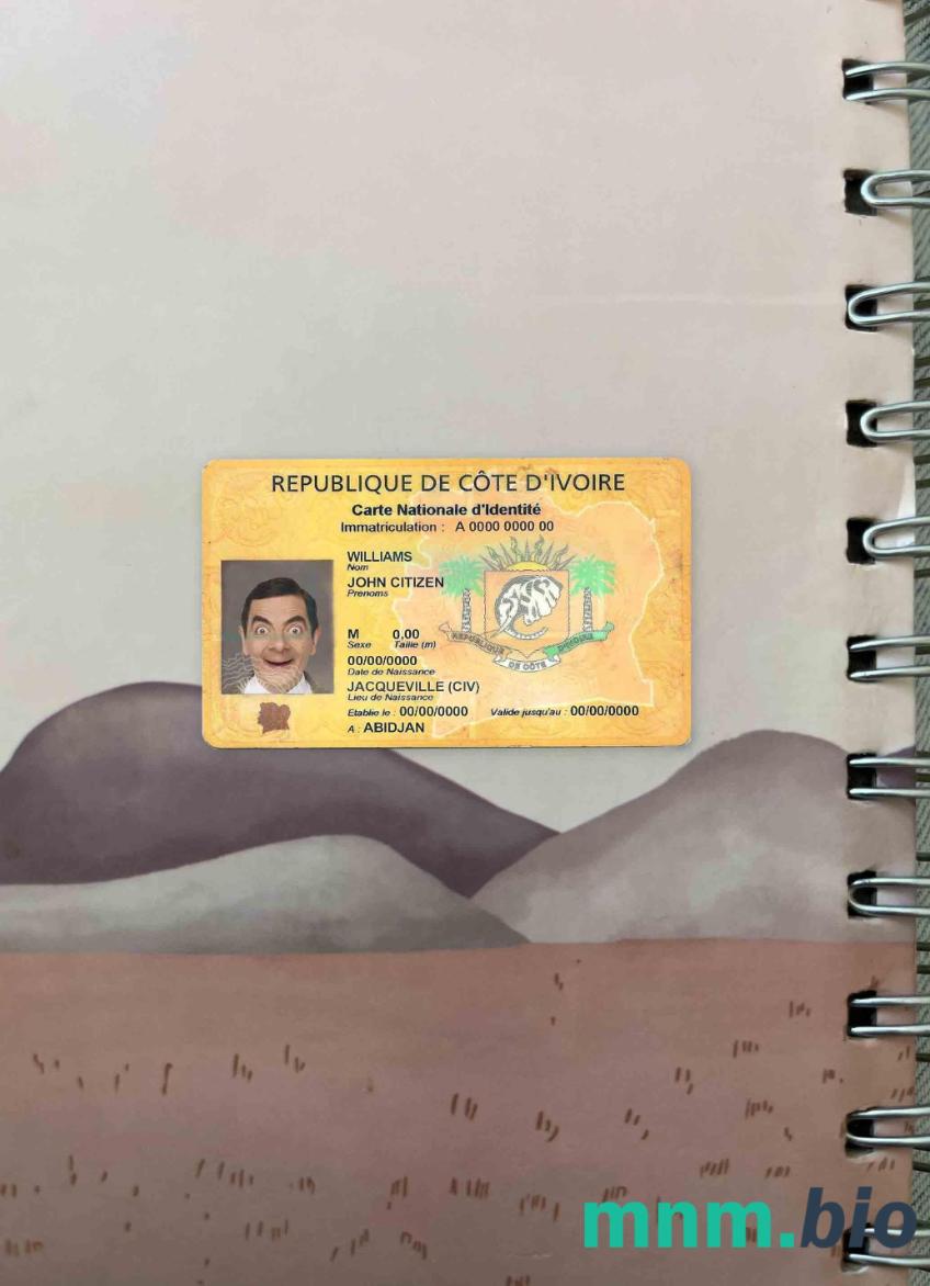 Wybrzeże Kości Słoniowej ID fotowygląd skan i fotorealistyczny snapshot, 2 w 1